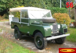 Land-Rover  86  1954 Vert