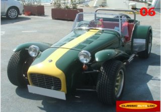 LOTUS Westfield Seven 1969 Vert/Jaune