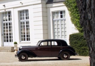 MERCEDES 170 DS 1952 Bordeaux/Noir