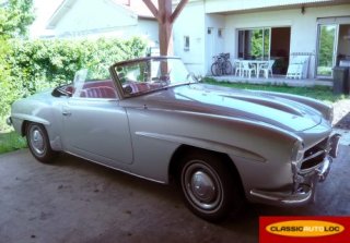 Mercedes 190 SL 1962 Gris