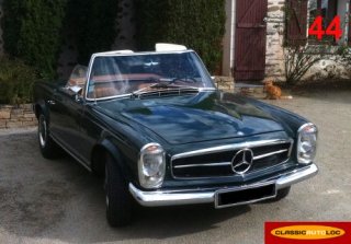 MERCEDES 250 SL 1967 VERTE