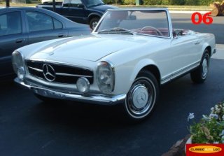 Mercedes Benz 250 SL Pagode 1968 Blanc