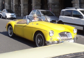 MG A 1958 Jaune