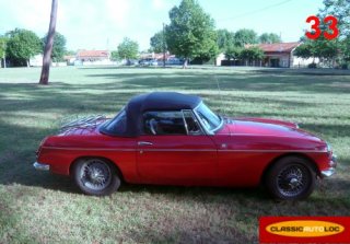 MG B 1964 Rouge