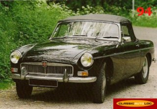 MG B 1965 Noir