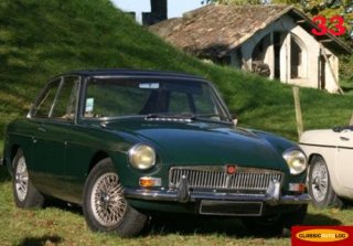 MG B GT 1969 VERT ANGLAIS