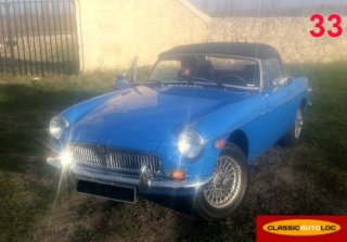 MG B 1978 Bleu tahiti