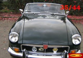 MGB 1973 vert anglais
