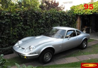 OPEL  GT 1900 1969 Gris M�tal