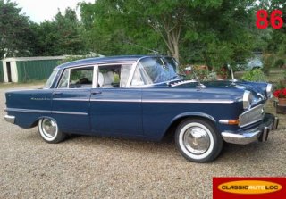 Opel Kapitan 1962 Bleu nuit