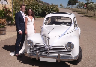 Peugeot 203 1954 blanc