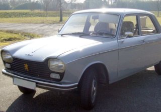 Peugeot 204 1975 gris métal