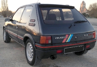Peugeot 205 1989 gris