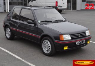 Peugeot 205 GTI 1985 gris graphite