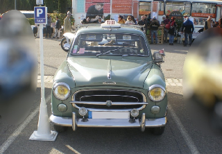 Peugeot 403 1955 verte