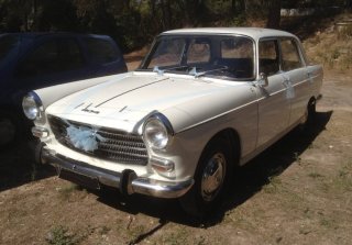 Peugeot 404 SL Injection 1967 Blanche