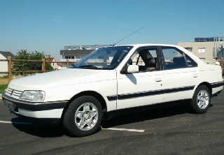 Peugeot 405 1989 blanche