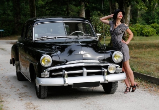Plymouth Cranbrook P23 1951 Noir