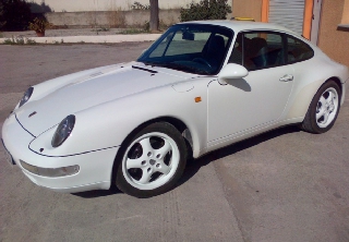 Porsche 911 993 1995 BLANC