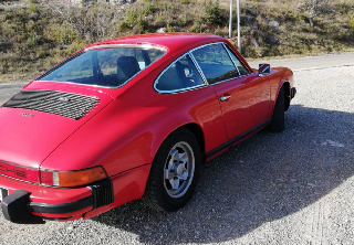Porsche 911S 1974 rouge