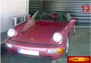 PORSCHE 964 speedster 1992 fUSHIA METAL