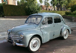 Renault 4cv 1958 Gris / bleu pervenche