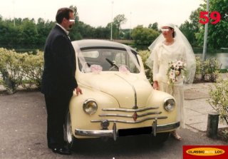 Renault 4cv 1954 Beige