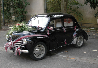 Renault 4cv 1956 noir