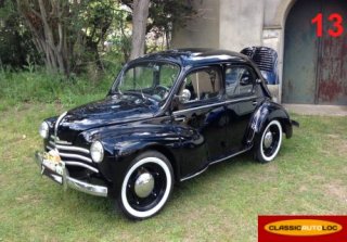 Renault 4cv 1958 Noire