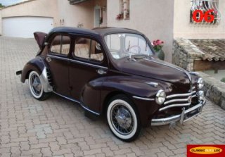 Renault 4Cv D�couvrable 1954 Marron