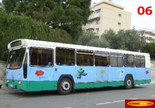 Renault BUS PR100 1981 Bleu/Blanc/Vert