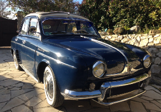 Renault Dauphine découvrable 1959 Bleue
