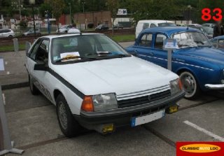 RENAULT FUEGO 1983 Blanc