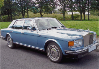 Rolls Royce silver spirit III 1993 Bleu Aegean