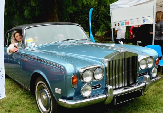 Rolls Royce Silver shadow  1973 Bleue