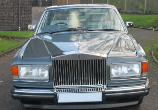 Rolls Royce silver spirit ll 1992 gris foncé métal