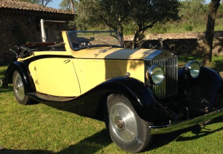 Rolls Royce Twenty 1928 Jaune et noire