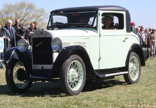 Rosengart LR 4 coupé spider 1930 vert amande noire