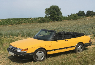 Saab 900cabriolet 1994 jaune