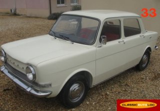 Simca 1000 1968 blanc