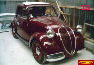 SIMCA 5 D�couvrable 1937