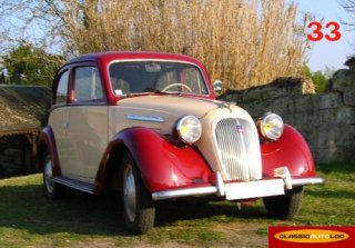 Simca 8 1951 bordeaux