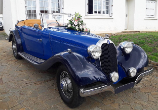 Talbot T10 B 1935 bleu clair et foncé
