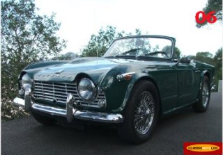 Triumph TR4 1963 Vert anglais