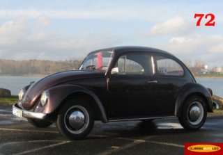 Volkswagen Coccinelle 1968 Aubergine