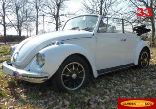 VW Coccinelle 1972 Blanche