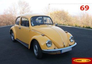 Volkswagen cocinelle 1971 jaune