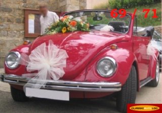 Volkvagen Coccinelle 1972 Framboise