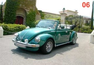 VOLKWAGEN COX KARMAN 1973 VERTE