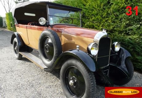 Citroën B14G Caddy 1927 Ivoire, Miniature Techni-France 1/43, White Métal Et Résine
